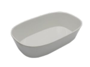 CAPSULE BOWL RECTANGLE (IVORY)