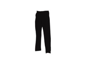 CHEFS UNIFORM BLACK ZIP TROUSERS - LADIES - XX LARGE