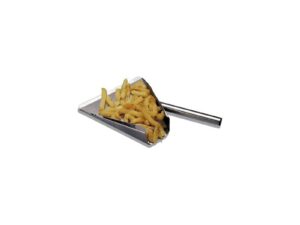 CHIP BAGGING SCOOP S/STEEL - 190 x 200mm