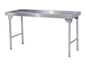 DIRTIES RECEIVING TABLE (MILD STEEL LEGS) 0.9mm (430)