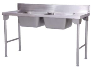 DOUBLE BOWL PREP SINK