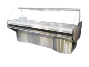 ECO DISPLAY CURVED GLASS BAIN MARIE