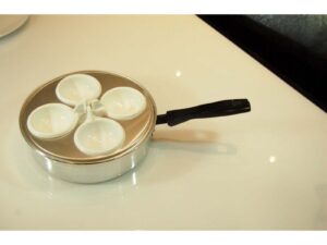 EGG POACHER ALUMINIUM - 4 CUP