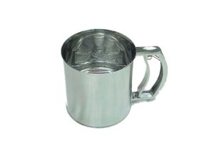 FLOUR SIFTER S/STEEL - 5 CUPS