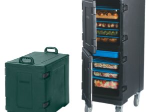FOOD SERVER FRONT LOADER - DOUBLE - BLACK