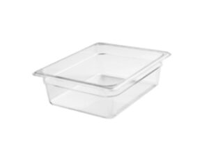 GN FOODPAN 1/2 POLYCARBONATE (CLEAR) - 100MM(D)