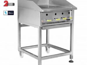 HEAVY DUTY SOLID TOP GRILLER - GAS - 600MM