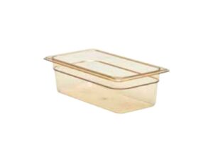 HIGH HEAT 1/3 GN FOODPAN (AMBER) - 100MM(D)