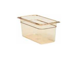 HIGH HEAT 1/3 GN FOODPAN (AMBER) - 150MM(D)