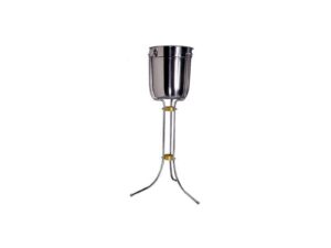 ICE BUCKET STAND -CHROME PLATED-FLOOR STANDING