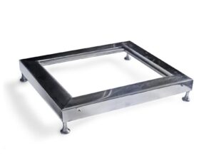 INDUCTION HOB STAND- S/STEEL (SQUARE) ELECTRO CHEF