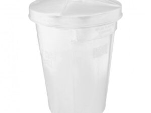 INGREDIENT BIN 85Lt (WHITE) - 450 x 630mm - INCL. LID