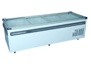 ISLAND FREEZER - 1055L - GLASS SLIDER