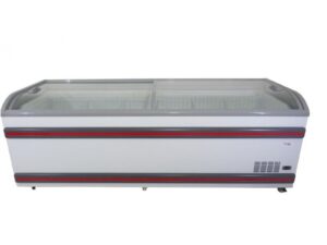 ISLAND FREEZER - 1113L - CURVED GLASS SLIDER