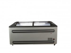 ISLAND FREEZER - 758L - CURVED GLASS SLIDER