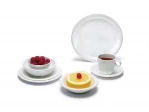 KINGLINE NAPPIE BOWL - 410ml - WHITE