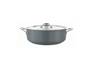 Low Casserole Pot (Grey) 8.9L W/Lid