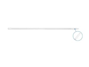 MOULDED TOP & PLASTIC BOTTOM THREAD HANDLE WHITE - 1300 X 240MM