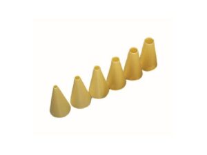 NOZZLE SET PLASTIC PLAIN - 6 PIECE