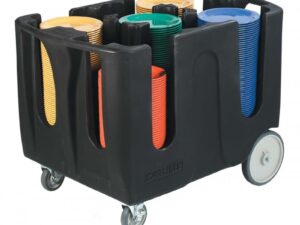 OPTIMIZER DISH DOLLY - 4 DIVISION (BLACK)