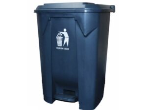 PEDAL BIN PLASTIC GREY - 68LT