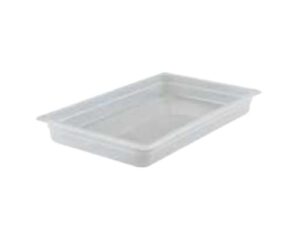POLYPROPYLENE GN 1/1 FOODPAN (TRANSLUCENT) 100MM(D)