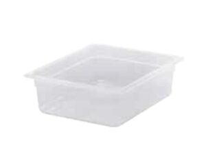 POLYPROPYLENE GN 1/2 FOODPAN (TRANSLUCENT) 100MM(D)