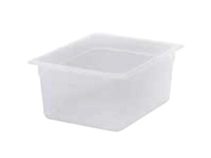 POLYPROPYLENE GN 1/2 FOODPAN (TRANSLUCENT) 150MM(D)