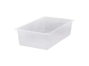 POLYPROPYLENE GN 1/2 FOODPAN (TRANSLUCENT) 65MM(D)
