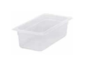 POLYPROPYLENE GN 1/3 FOODPAN (TRANSLUCENT) 100MM(D)