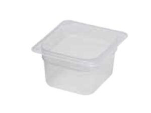 POLYPROPYLENE GN 1/6 FOODPAN (TRANSLUCENT) 100MM(D)