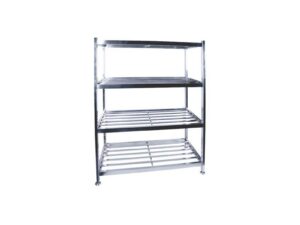 POT RACK S/STEEL - FLOOR STANDING - 1200 x 600 x 1450mm