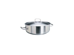 POT S/STEEL - LOW CASSEROLE - 4Lt (240 x 95mm)