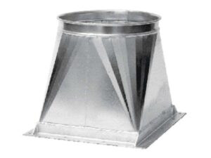 REDUCER SQUARE TO SQUARE 'GALVANIZED'