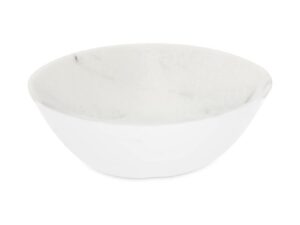 RIDGE MELAMINE BOWL MARBLE