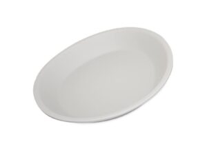 RIDGE MELAMINE COUPE PLATE CEMENT