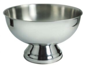 PUNCH BOWL STAINLESS STEEL - 340mm