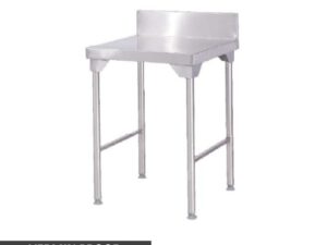 STAINLESS STEEL TABLE - BUTCHERY - SPLASH BACK