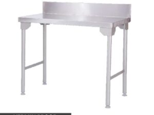 STAINLESS STEEL TABLE - SPLASH BACK