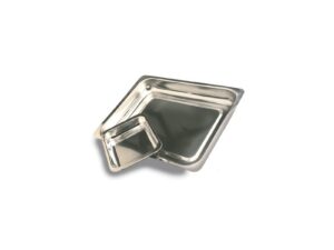 STEAK AND KIDNEY DISH S/STEEL - SK1 - 235 x 180 x 35mm