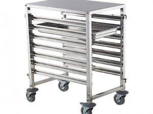 Working Table S/Steel – Mobile – 7 Tier